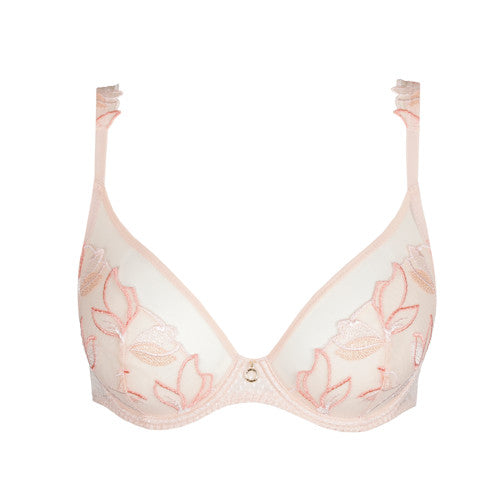 Loish SHEER PLUNGE BRA Pearly Pink