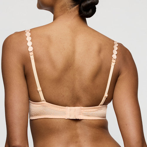 Tom Deep Plunge Convertible Bra Peach-Whisper