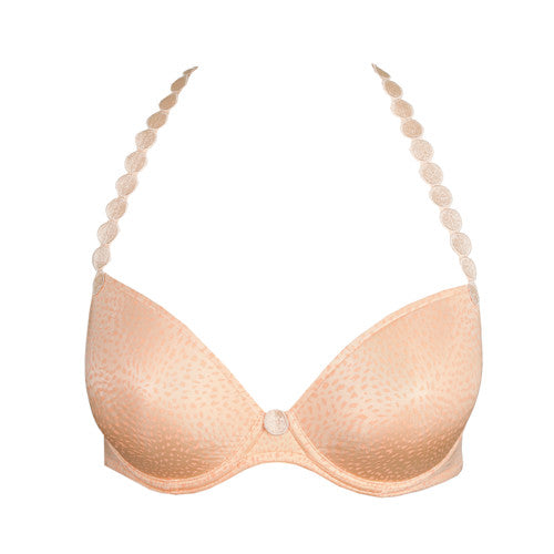 Tom Deep Plunge Convertible Bra Peach-Whisper