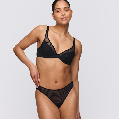 Basyl THONG Black XS - XL