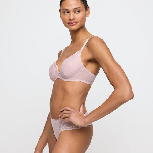 Cathia PLUNGE BRA Bois De Rose