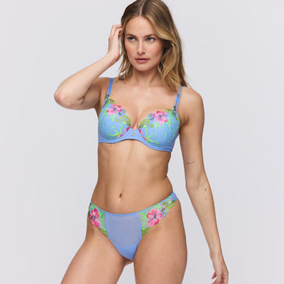 Odilly PLUNGE BRA Santorini Blue