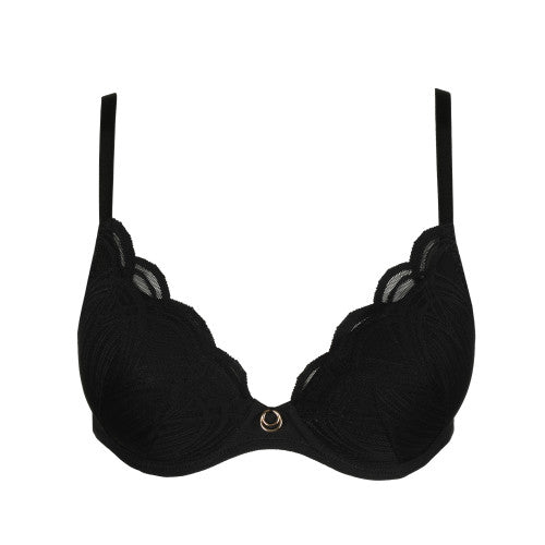 Cathia Paded Heartshape Bra BLACK