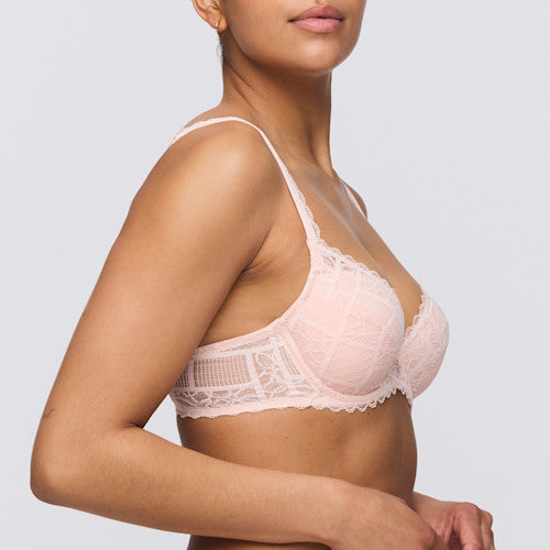 Jadei PUSH UP BRA Glossy Pink