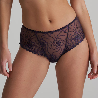 Jane Luxury Cheeky Thong Amethyst