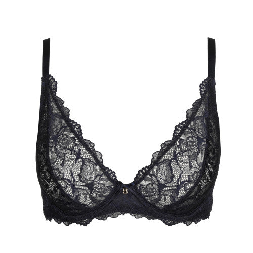 Manyla Sheer Plunge Bra