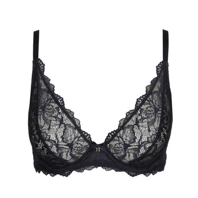 Manyla Plunge Bra Velvet Blue