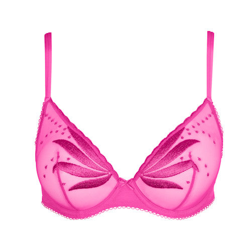 Etoile SHEER PLUNGE BRA Cactus Flower