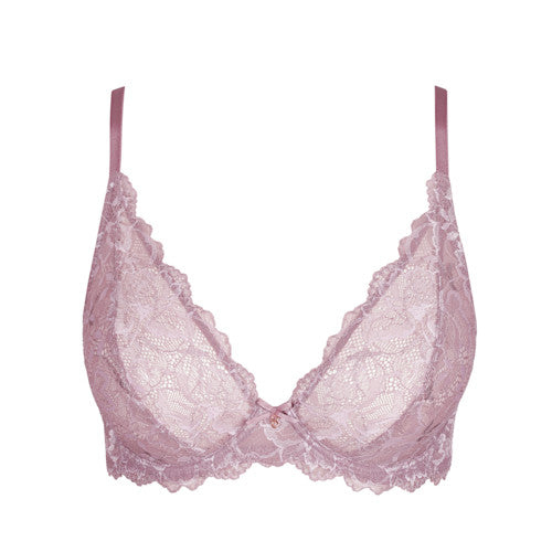 Manyla SHEER PLUNGE BRA Pastel Orchid
