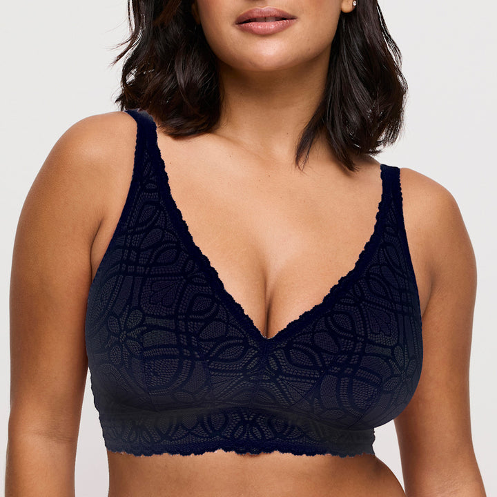 Salerno WIRELESS BRALETTE Midnight Blue