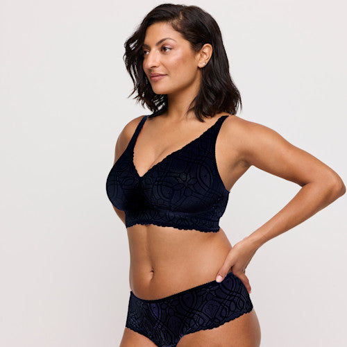 Salerno WIRELESS BRALETTE Midnight Blue