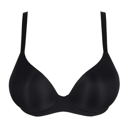 PrimaDonna Figuras Plunge T-Shirt Bra Charcoal Black 0163256