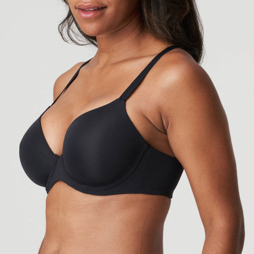 PrimaDonna Figuras Plunge T-Shirt Bra Charcoal Black 0163256