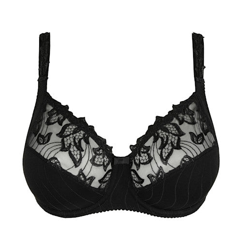 Deauville Full Cup Bra Black  B - J CUP