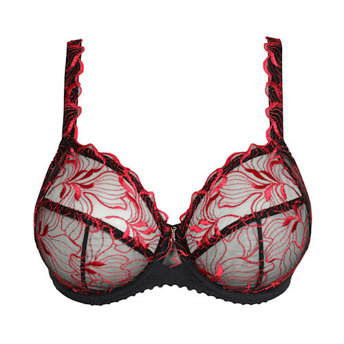 Springdale Full Cup Bra Black Rose