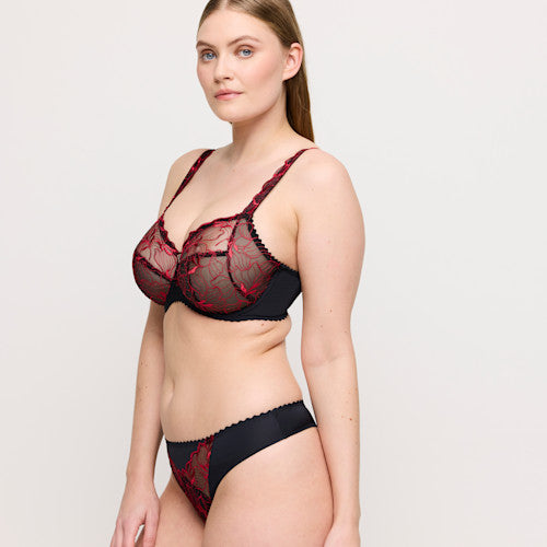 Springdale THONG Black Rose S - 2XL