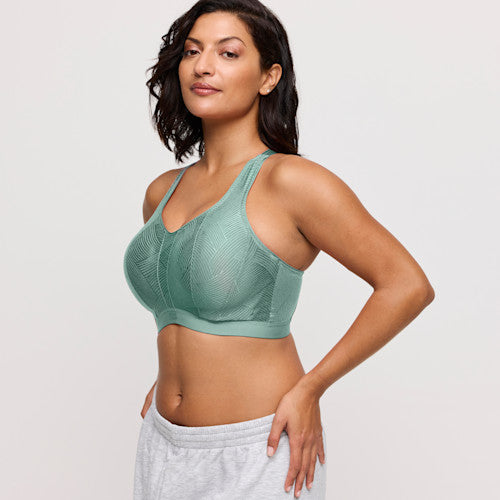 The Game Wired Sports Bra Sage