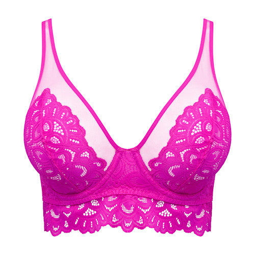 Dear Night Sheer Plunge Bra