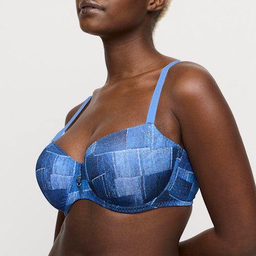 Mauna BALCONETTE BRA Twill Blue