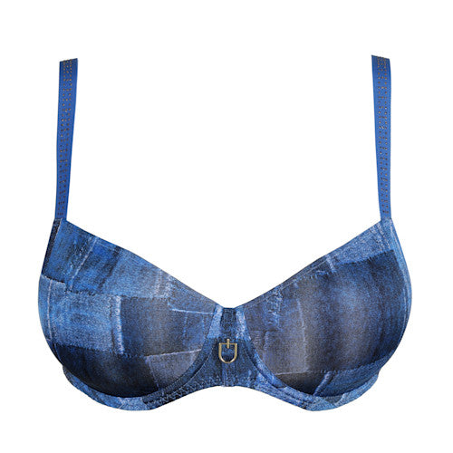 Mauna BALCONETTE BRA Twill Blue