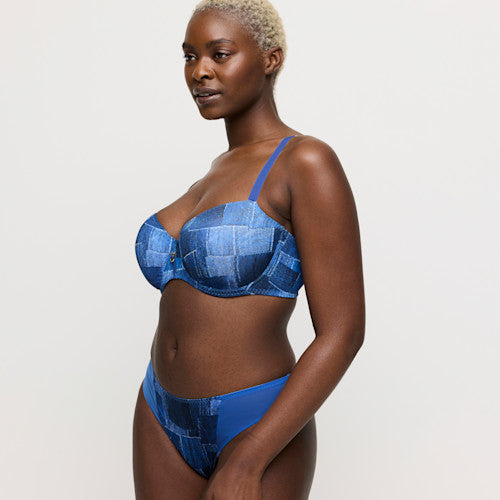 Mauna THONG Twill Blue XS- 2XL