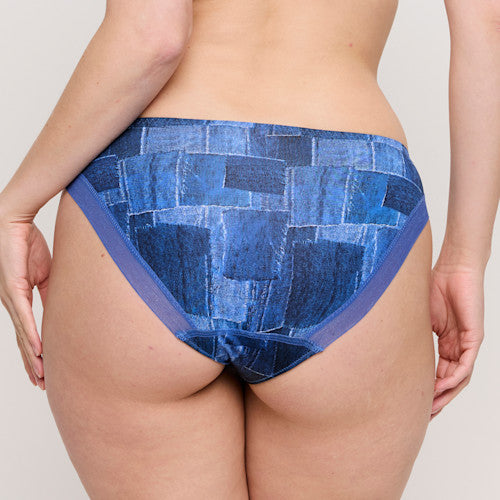 Mauna BIKINI BRIEF Twill Blue XS - 2XL