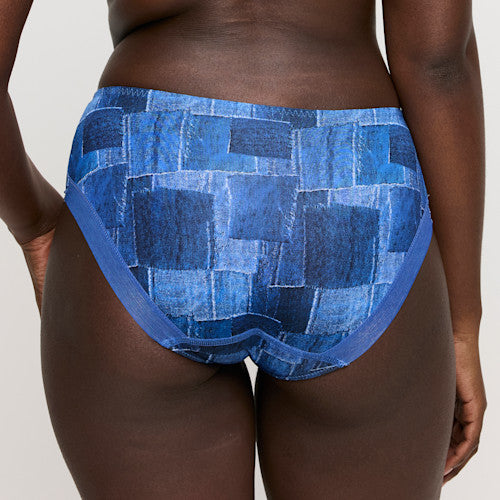 Mauna FULL BRIEF Twill Blue S - 3XL