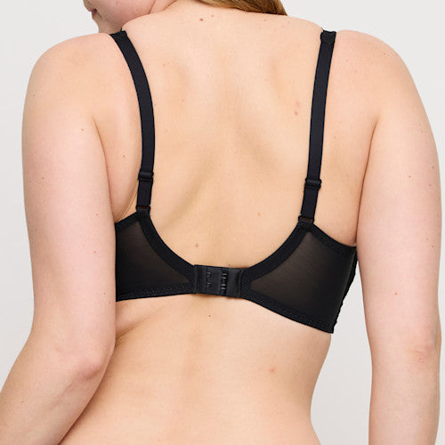 Rupi Padded Heartshape Bra Black