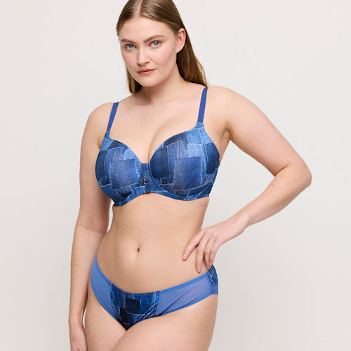 Mauna BIKINI BRIEF Twill Blue XS - 2XL