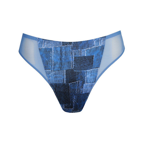 Mauna THONG Twill Blue XS- 2XL