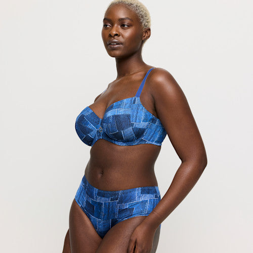 Mauna FULL BRIEF Twill Blue S - 3XL