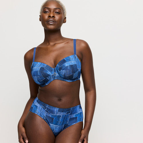 Mauna FULL BRIEF Twill Blue S - 3XL