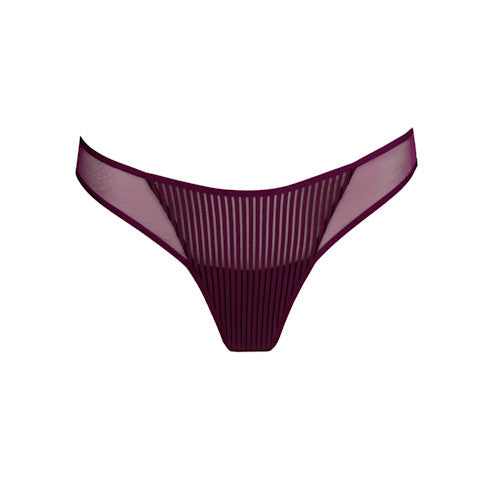Radia THONG Glossy Purple XS - XL