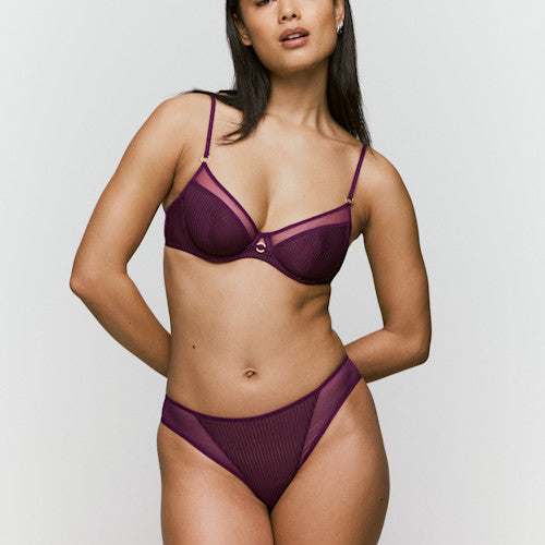 Radia BIKINI BRIEF Glossy Purple XS - XL