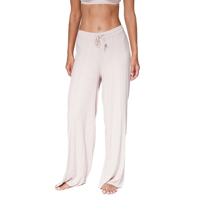 Ribbed Lounge Pants Beige