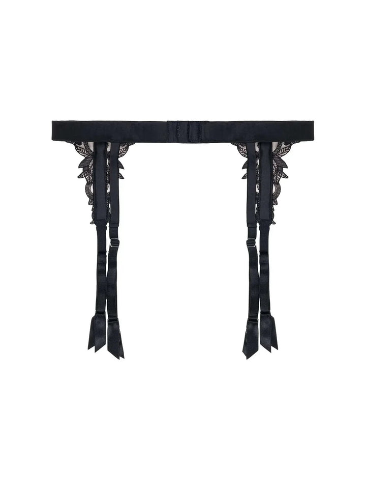 Onyx Black Garter Belt