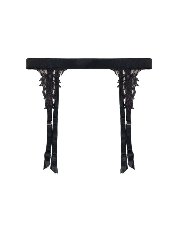 Onyx Black Garter Belt