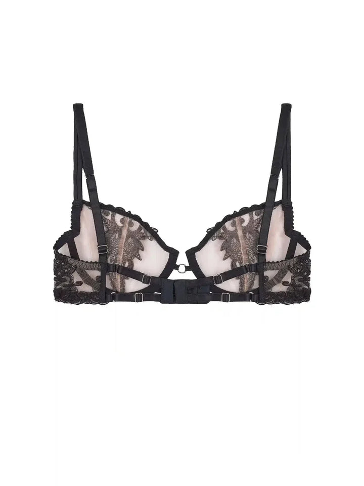 Onyx Black Demi Bra