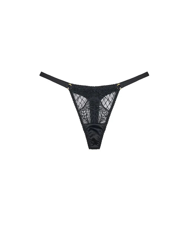 Roxy Strappy G-String Black