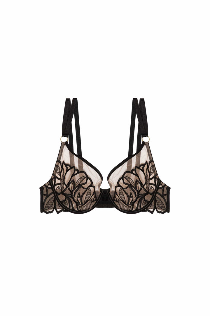 Lilith Graphic Embroidery Bra