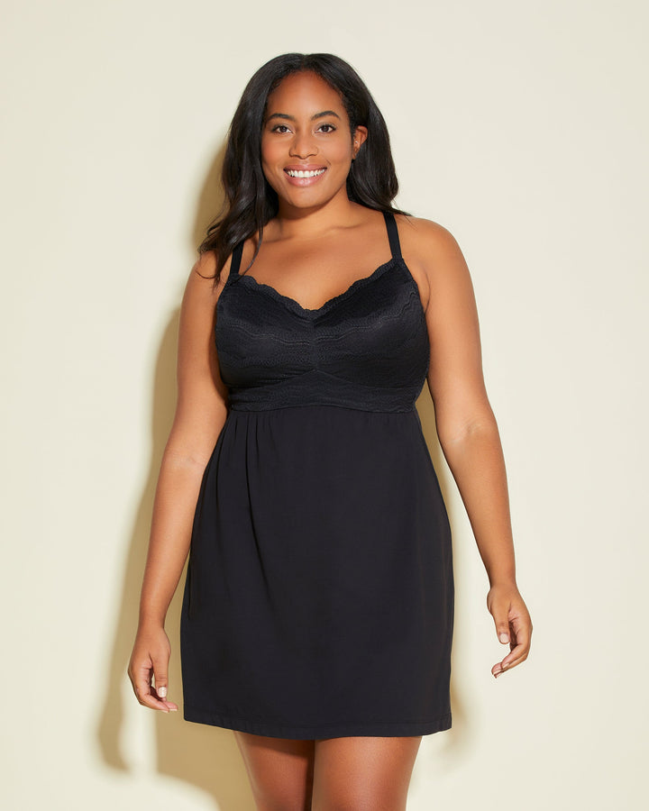 COSABELLA Dolce Extended Babydoll Black DOLCE2611P 1X - 3X