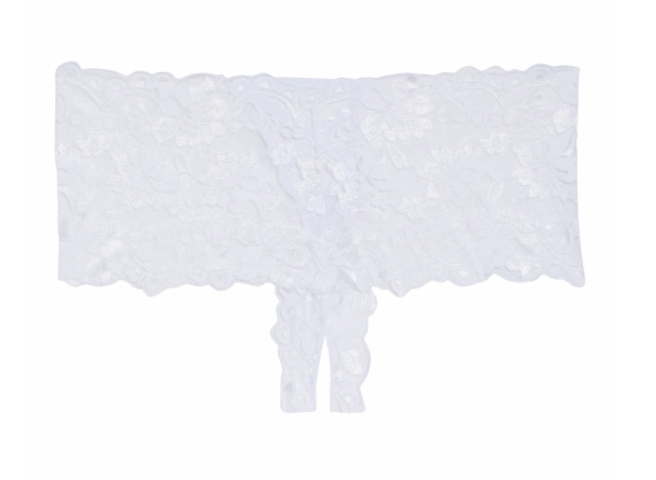 OH LÀ LÀ CHÉRI PARIS Crotchless Boy Short White 2025