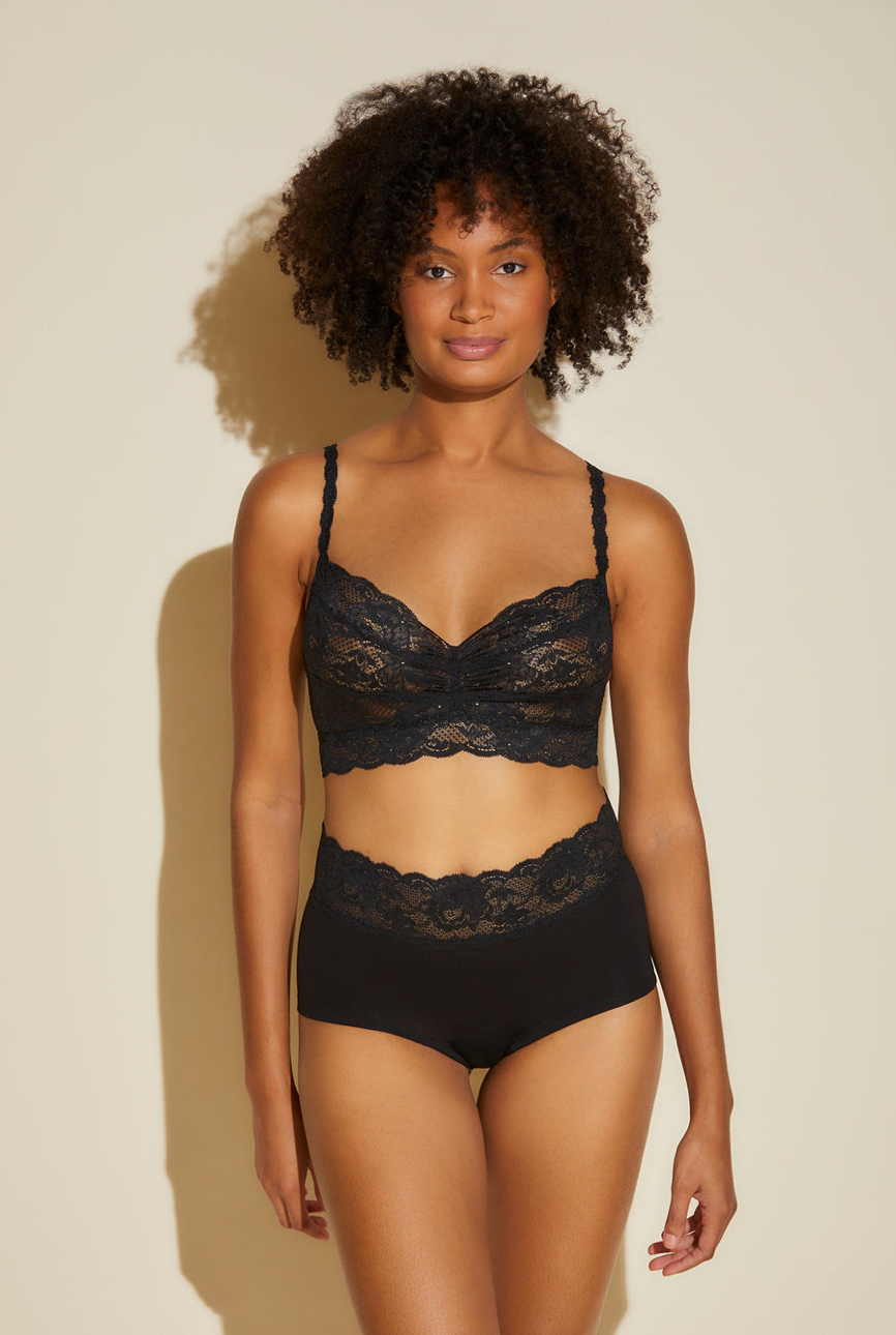 Cosabella Never Say Never Tie Me Up Triangle Bralette – Top Drawer Lingerie