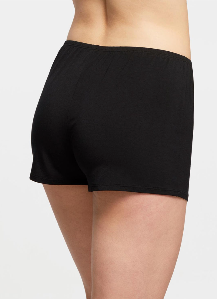 FLEUR'T BUTTERY - SOFT BOXER SHORT BLACK 604