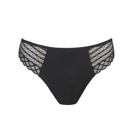 PrimaDonna East End Thong Black 0641930 XS - 2XL