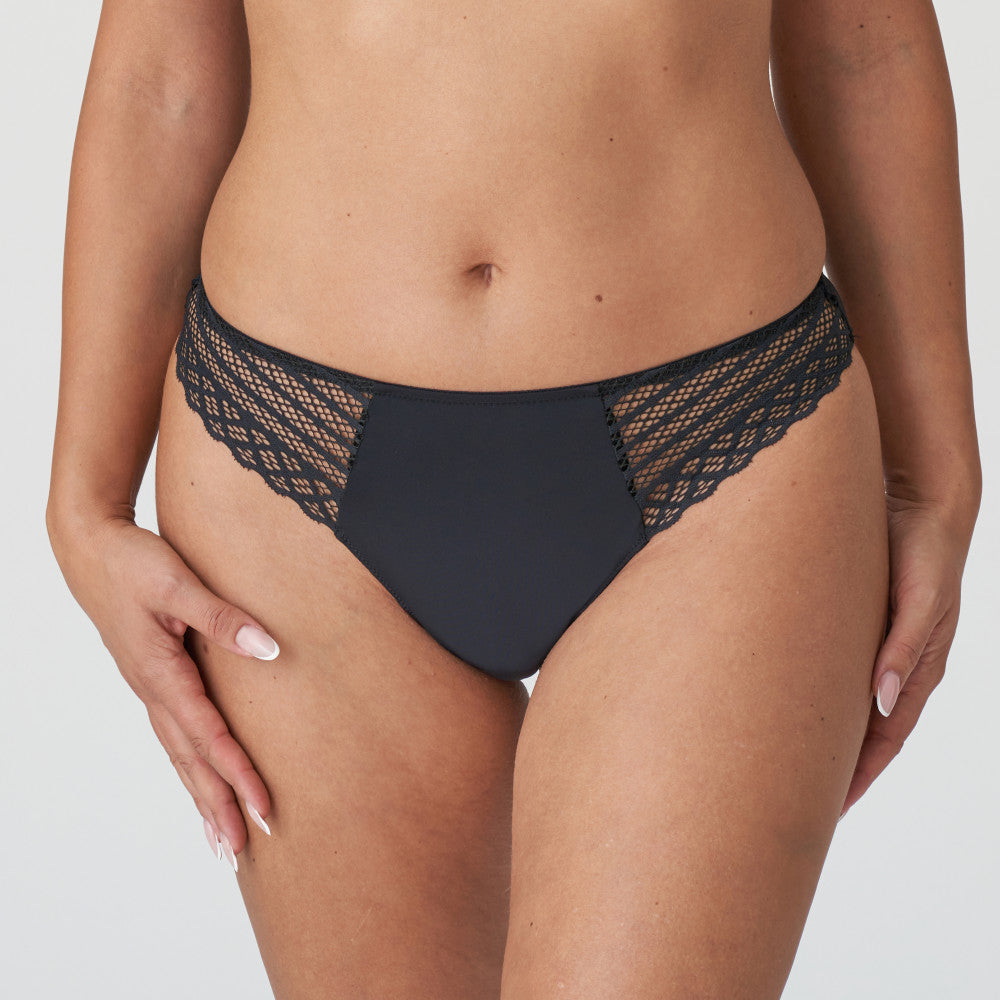 PrimaDonna East End Thong Black 0641930 XS - 2XL